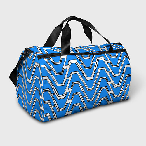 Спортивная сумка Техно броня синяя / 3D-принт – фото 1