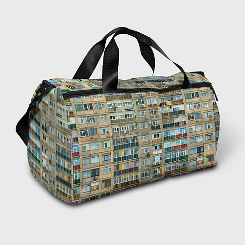 Спортивная сумка Панельный дом / 3D-принт – фото 1