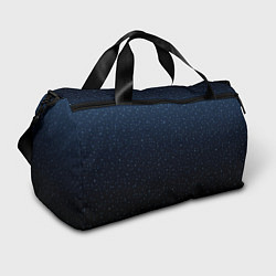 Спортивная сумка Абстрактный сине-чёрный ночной