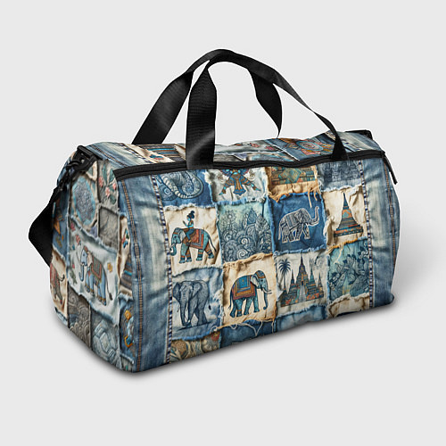 Спортивная сумка Пэчворк из Тайланда / 3D-принт – фото 1