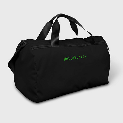 Спортивная сумка Hello world / 3D-принт – фото 1