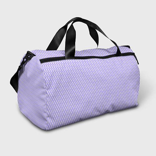Спортивная сумка Светлый сиреневый паттерн сетка / 3D-принт – фото 1