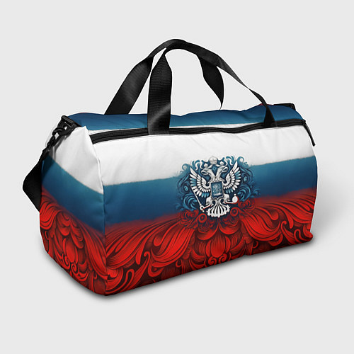 Спортивная сумка Триколор и герб Росссия / 3D-принт – фото 1