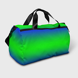 Сумки спортивные Зелёный градиент текстура, цвет: 3D-принт