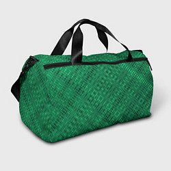 Спортивная сумка Насыщенный зелёный текстурированный