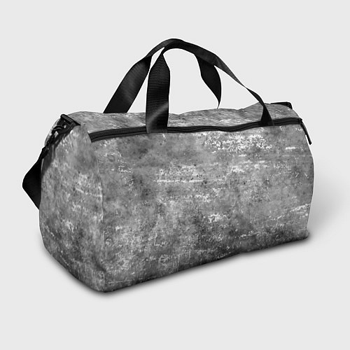 Спортивная сумка Абстракция - тихий серый шум / 3D-принт – фото 1