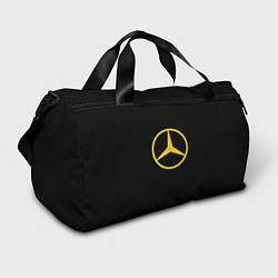 Сумки спортивные Mercedes logo yello, цвет: 3D-принт