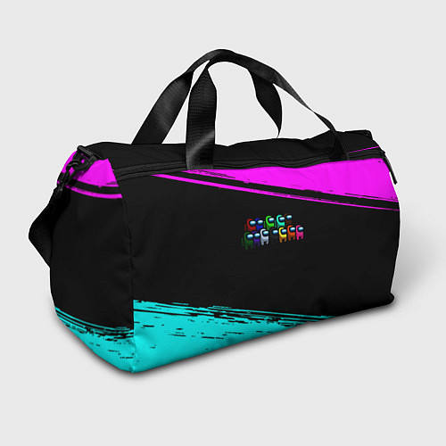 Спортивная сумка Among us neon colors / 3D-принт – фото 1