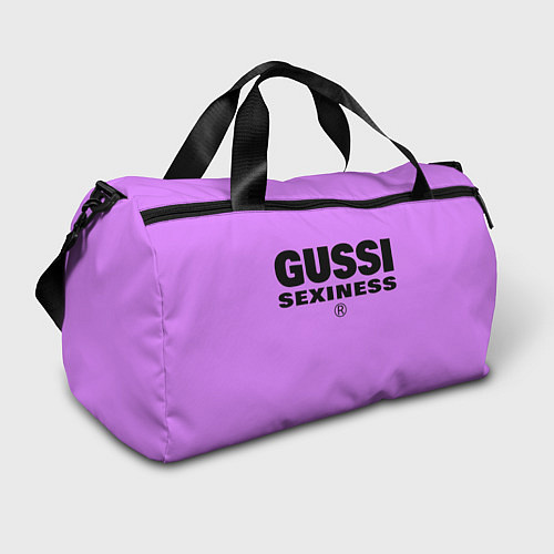 Спортивная сумка Гусси сиреневый - сексуальность / 3D-принт – фото 1