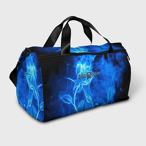 Спортивная сумка God of war neon flower / 3D-принт – фото 1