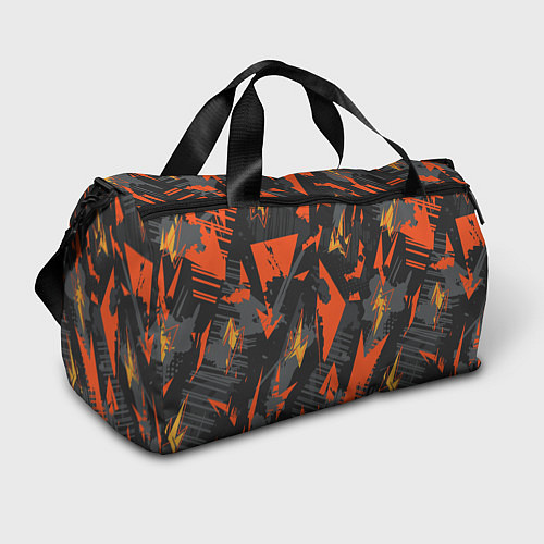Спортивная сумка Яркий абстрактный узор для спорта / 3D-принт – фото 1