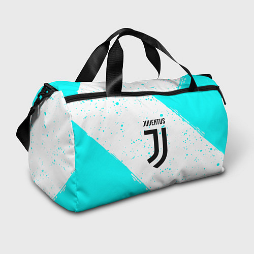 Спортивная сумка Ювентус краски голубые / 3D-принт – фото 1
