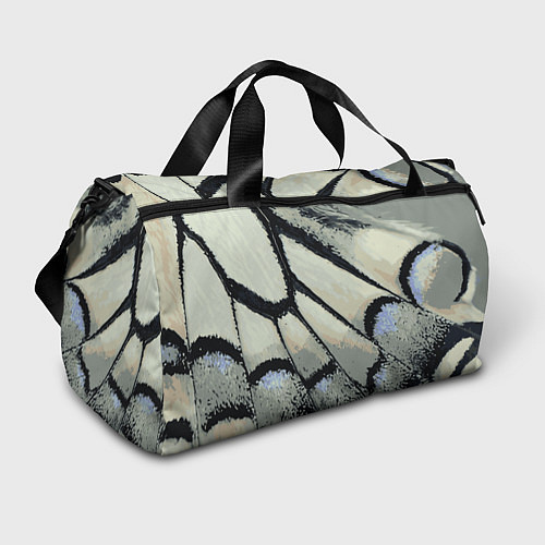 Спортивная сумка Абстракция - крыло бабочки / 3D-принт – фото 1