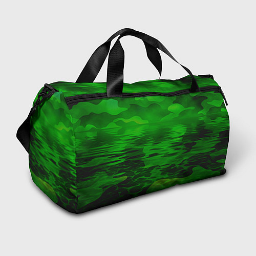 Спортивная сумка Камуфляж с водой / 3D-принт – фото 1