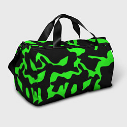 Сумки спортивные Зелёный камуфляж милитари, цвет: 3D-принт