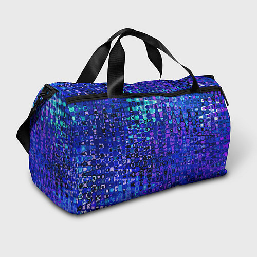 Спортивная сумка Абстракция синий индиго / 3D-принт – фото 1
