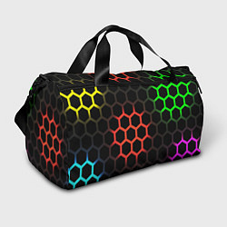 Спортивная сумка Hexagon neon