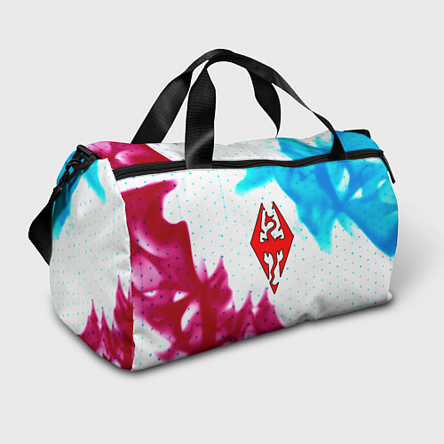 Спортивная сумка The Elder Scrolls flame / 3D-принт – фото 1