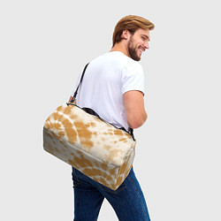 Сумки спортивные Коричневый тай дай, цвет: 3D-принт — фото 2