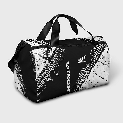 Спортивная сумка Honda - следы от шин / 3D-принт – фото 1