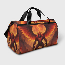 Спортивная сумка Огненный монстр
