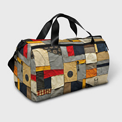 Спортивная сумка Ретро пэчворк
