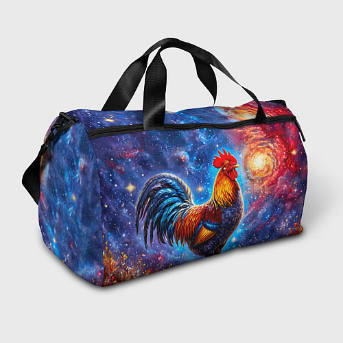 Спортивная сумка Петух в космосе / 3D-принт – фото 1