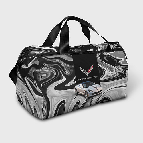 Спортивная сумка Chevrolet Corvette - motorsport racing team / 3D-принт – фото 1