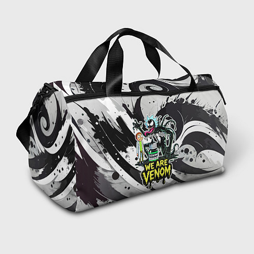 Спортивная сумка Rick-Venom and Morty - meme / 3D-принт – фото 1