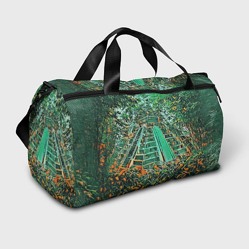 Спортивная сумка Башня в джунглях / 3D-принт – фото 1