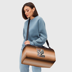 Сумки спортивные Волки с надписью, цвет: 3D-принт — фото 2