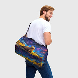 Сумки спортивные Тюлень в космосе, цвет: 3D-принт — фото 2