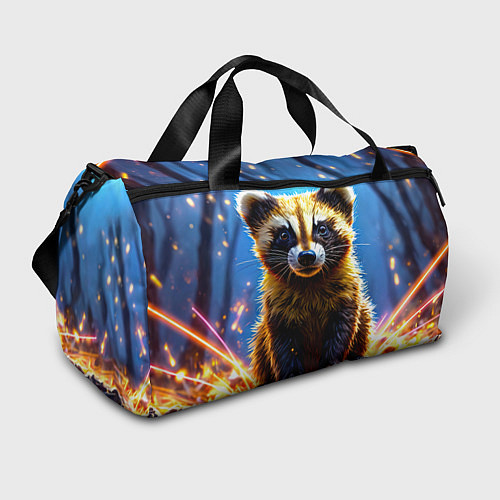 Спортивная сумка Росомаха в искрах / 3D-принт – фото 1