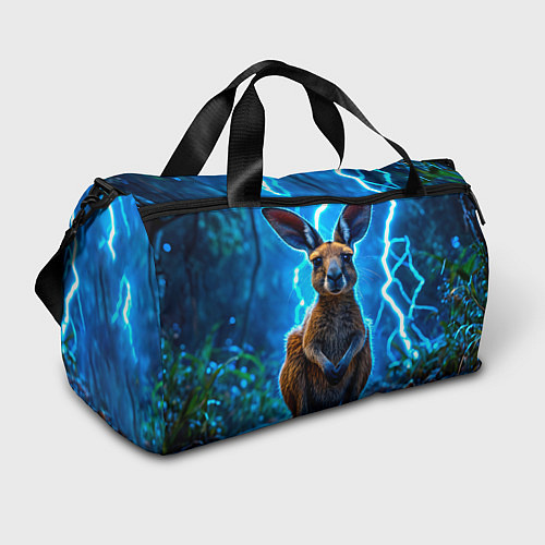 Спортивная сумка Кенгуру в разрядах молнии / 3D-принт – фото 1