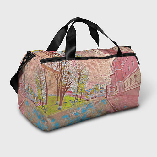 Спортивная сумка Старый город / 3D-принт – фото 1