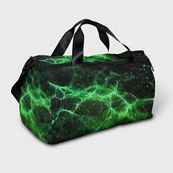 Спортивная сумка Зеленая связь текстура