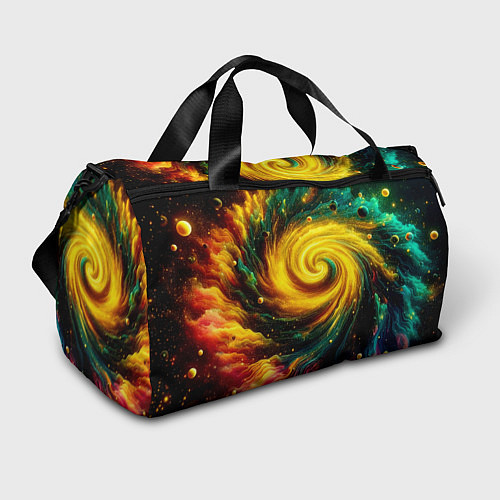 Спортивная сумка Neon space - ai art fantasy / 3D-принт – фото 1