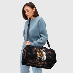 Сумки спортивные Все дуреют с этих ангелов, цвет: 3D-принт — фото 2