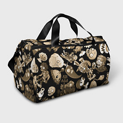 Спортивная сумка Растения против зомби в бежевом цвете