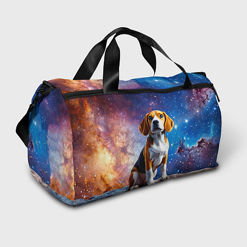 Спортивная сумка Бигль в космосе / 3D-принт – фото 1