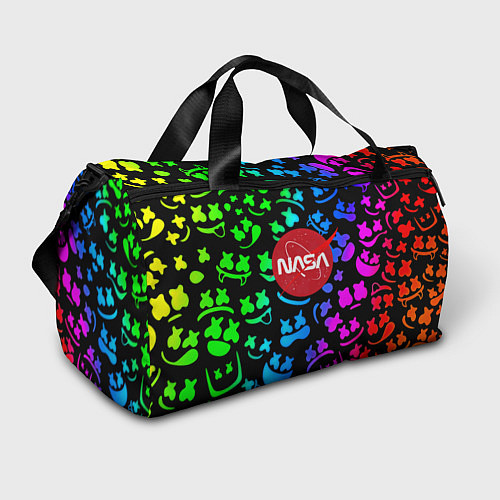 Спортивная сумка Marshmello x NASA gradient / 3D-принт – фото 1