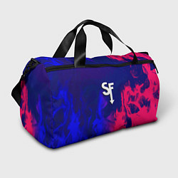 Спортивная сумка Sally face neon flame