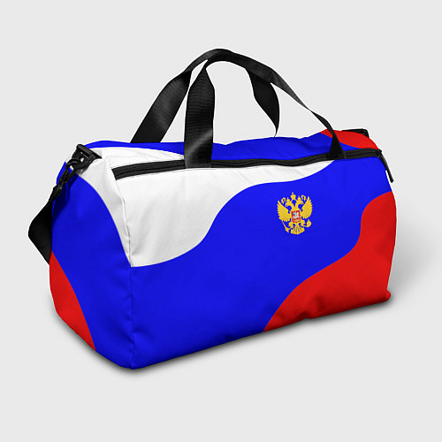 Спортивная сумка Россия волна и герб / 3D-принт – фото 1