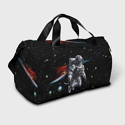 Сумки спортивные The dalmatian brave cosmonaut - ai art, цвет: 3D-принт