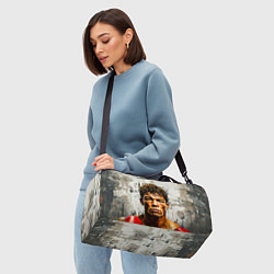 Сумки спортивные Артуро Гатти на сером, цвет: 3D-принт — фото 2