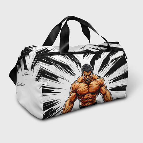 Спортивная сумка Мощный реслер / 3D-принт – фото 1