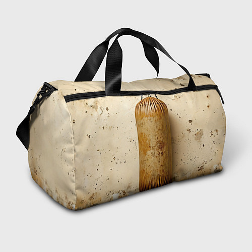 Спортивная сумка Бежевая боксерская груша / 3D-принт – фото 1