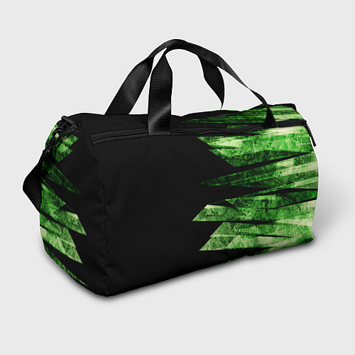 Спортивная сумка Color green black / 3D-принт – фото 1