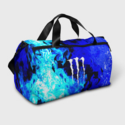 Сумки спортивные Monster energy синий дым, цвет: 3D-принт