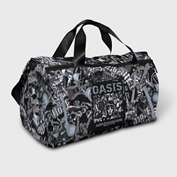 Спортивная сумка Oasis на фоне гитар